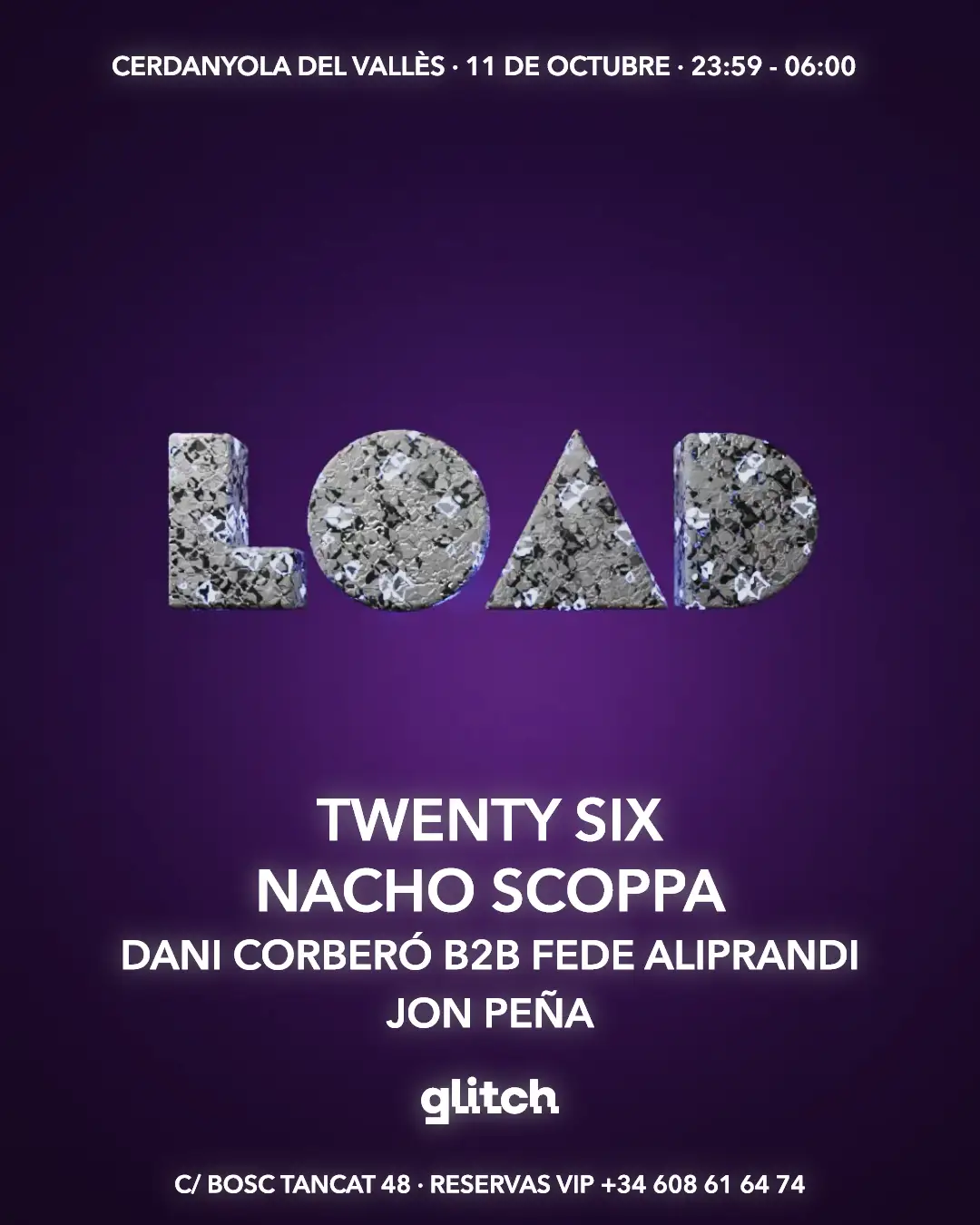 LOAD con Twenty Six y Nacho Scoppa