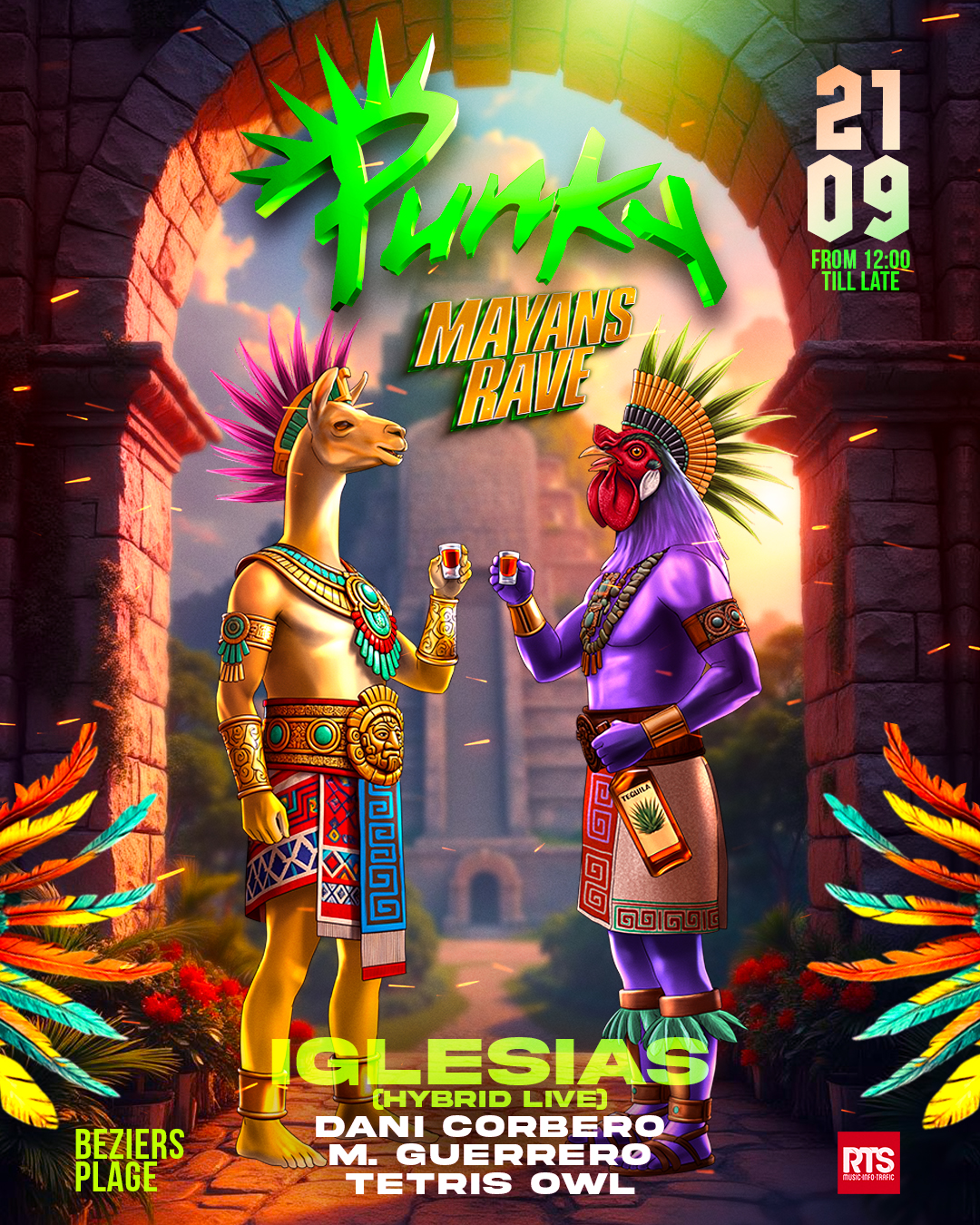 Punky Mayans Rave con Iglesias