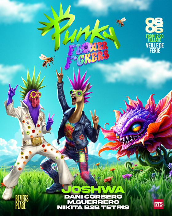 Punky Flower Fckers con Joshwa