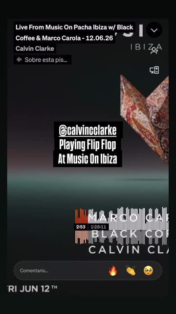 Calvin Clarke pinchando Flip Flop